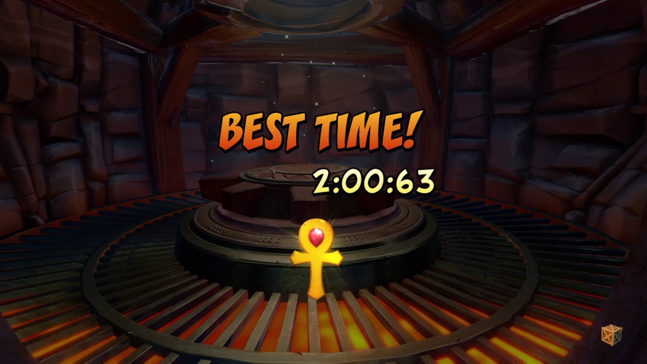 Crash Bandicoot 2 (PS4) - cold hard crash - time trial