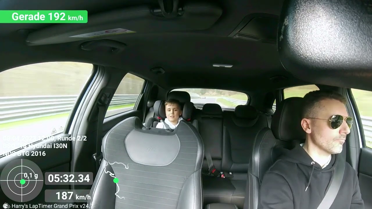 Nürburgring Nordschleife onboard with son - 08.04.2023 Hyundai i30N