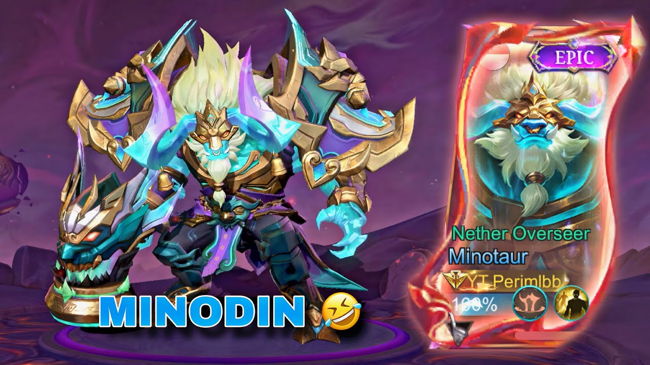 REVIEW SKIN MINOTAUR TER KEREN🤩