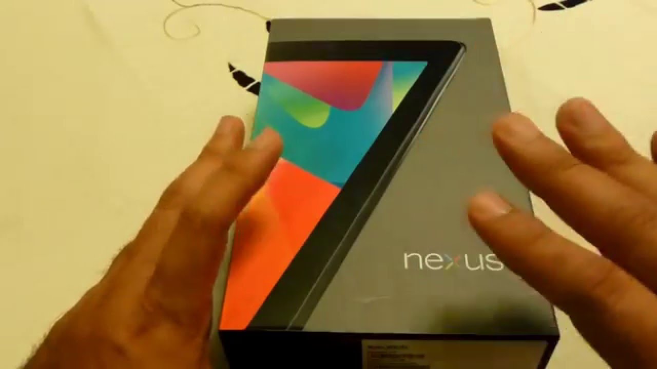 Nexus 7 tablet unboxing