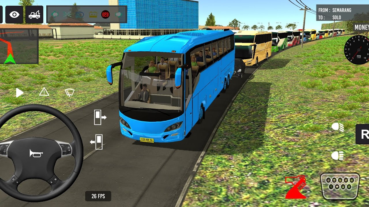 Indonesia Coach bus driving | Euro bus simulator 2025 Android gameplay#1