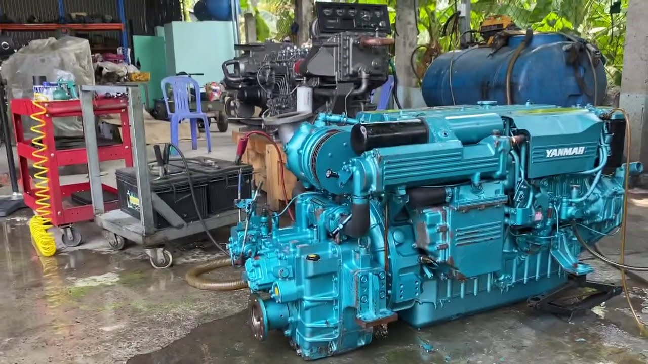 ☘️ Yanmar 6LY-ST 270-320ps/3000rpm chuẩn cao tốc chuyền số 1.57  📞0903-070-753 ✈️
