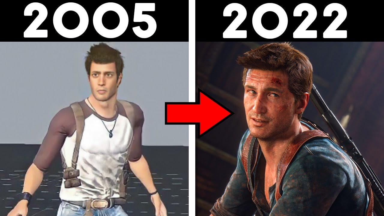 EVOLUÇÃO INCRÍVEL DO UNCHARTED