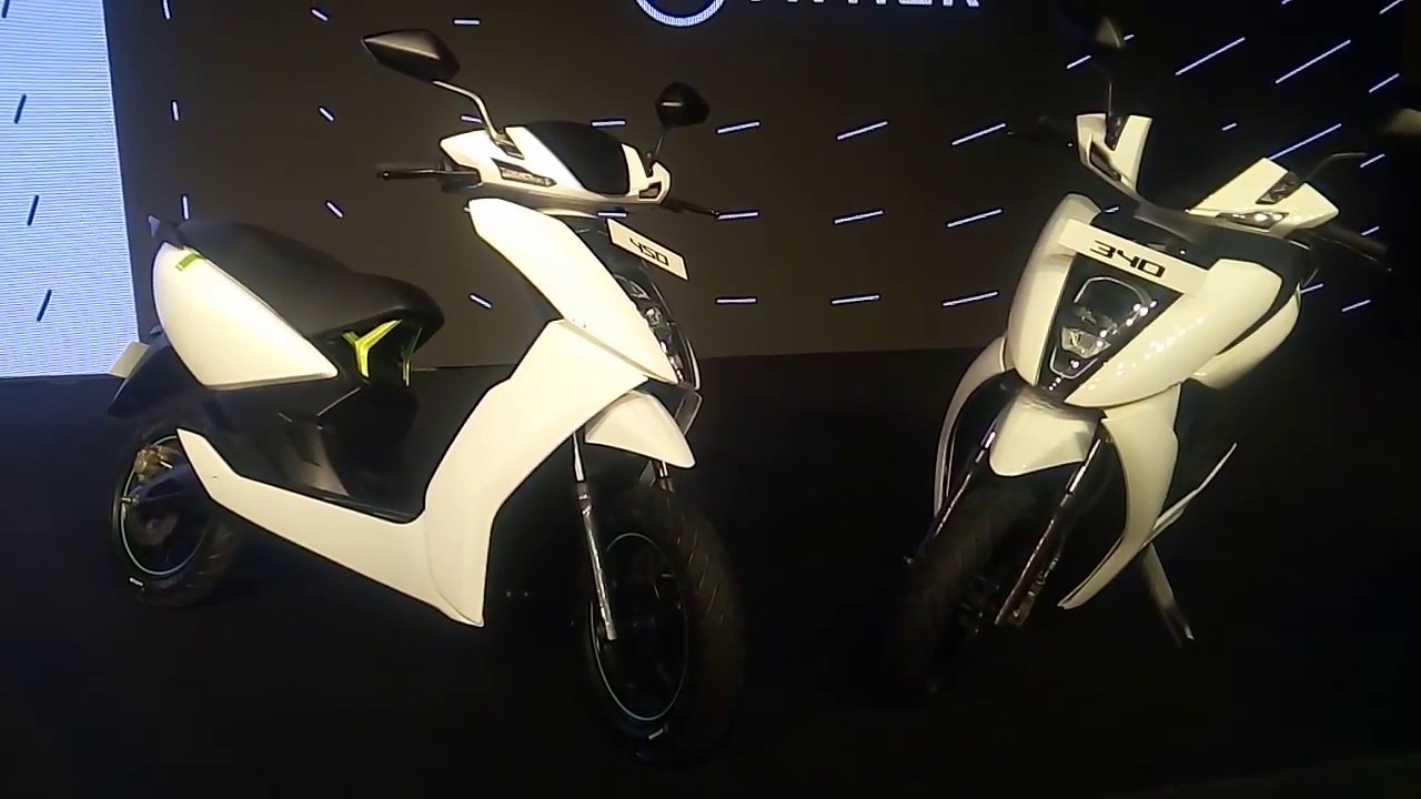 Ather 340 and 450 scooters video
