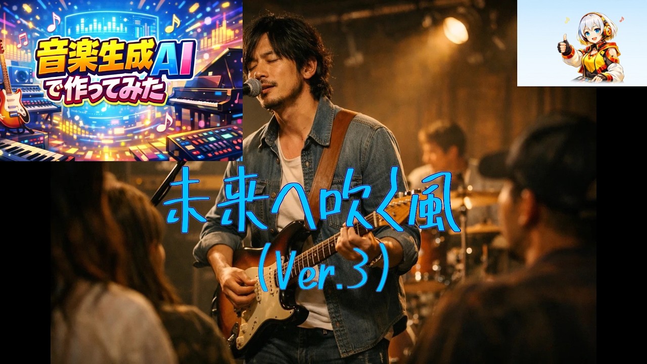 未来へ吹く風 (Ver.3)【音楽生成AIで作ってみた】#WestCoastRock #AImusic