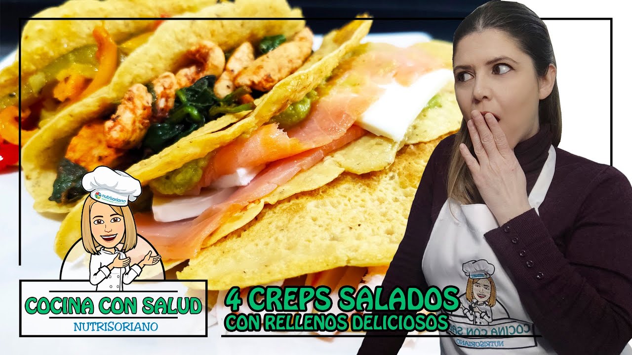 Disfruta con estos 3 ➕ 1 Relleno para Crepes Salados ▶ Recetas Fr&iacute;as