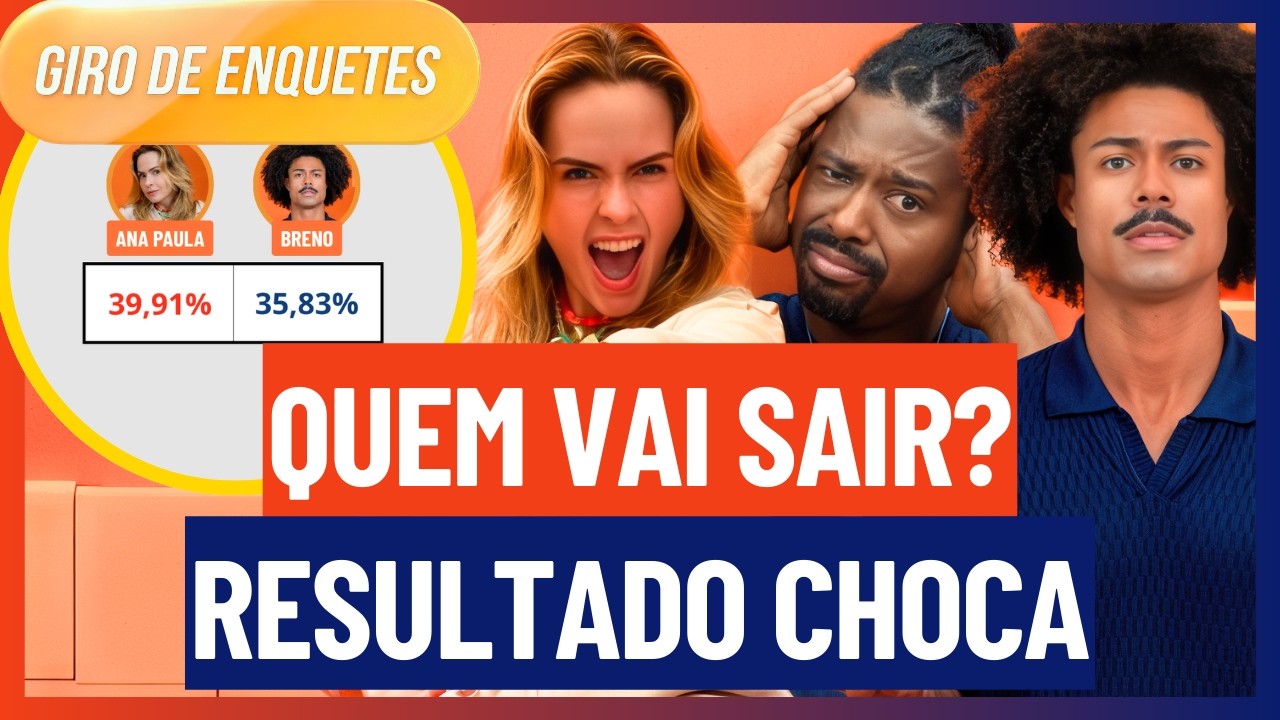 🔵 PRIMEIRO GIRO de ENQUETES APONTA CAOS TOTAL no PAREDÃO entre Ana Paula, Breno e Boneco | BBB 26