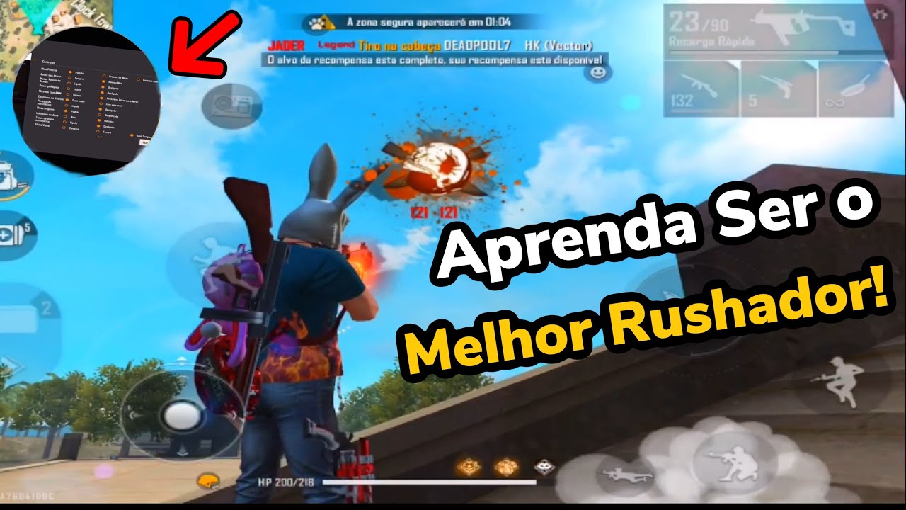 APRENDA O RUSH PERFEITO😱🔥FREE FIRE