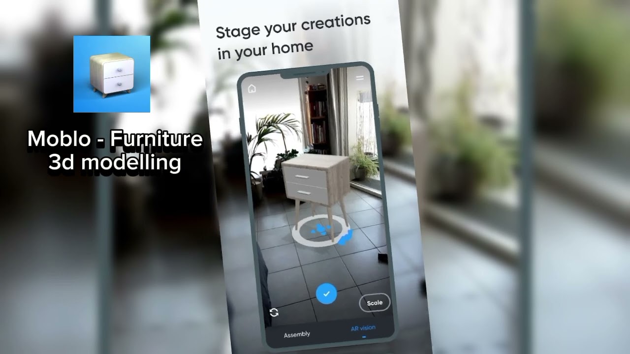Best Free 3D Modeling App for Carpentry on Android. Moblo - Furniture 3d modelling. #shorts 