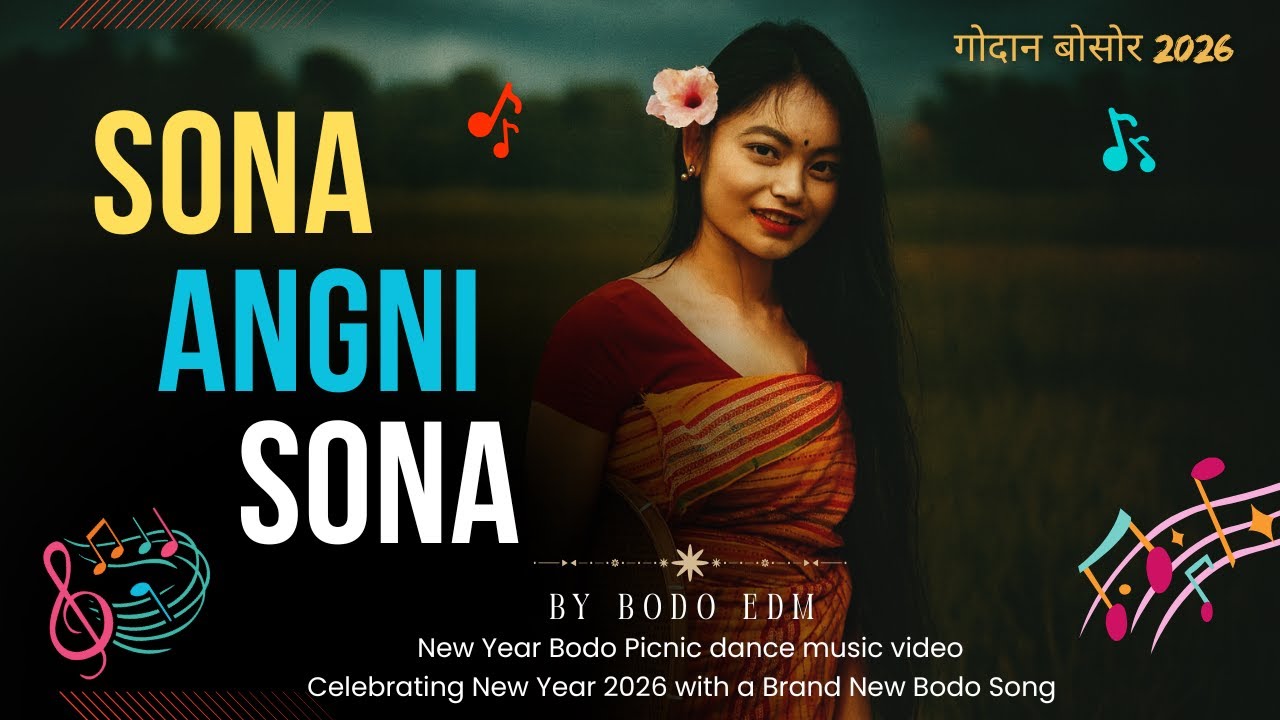 Sona Angni Sona – Superhit Bodo New Year Song 2026 | Official Bodo EDM Music Video