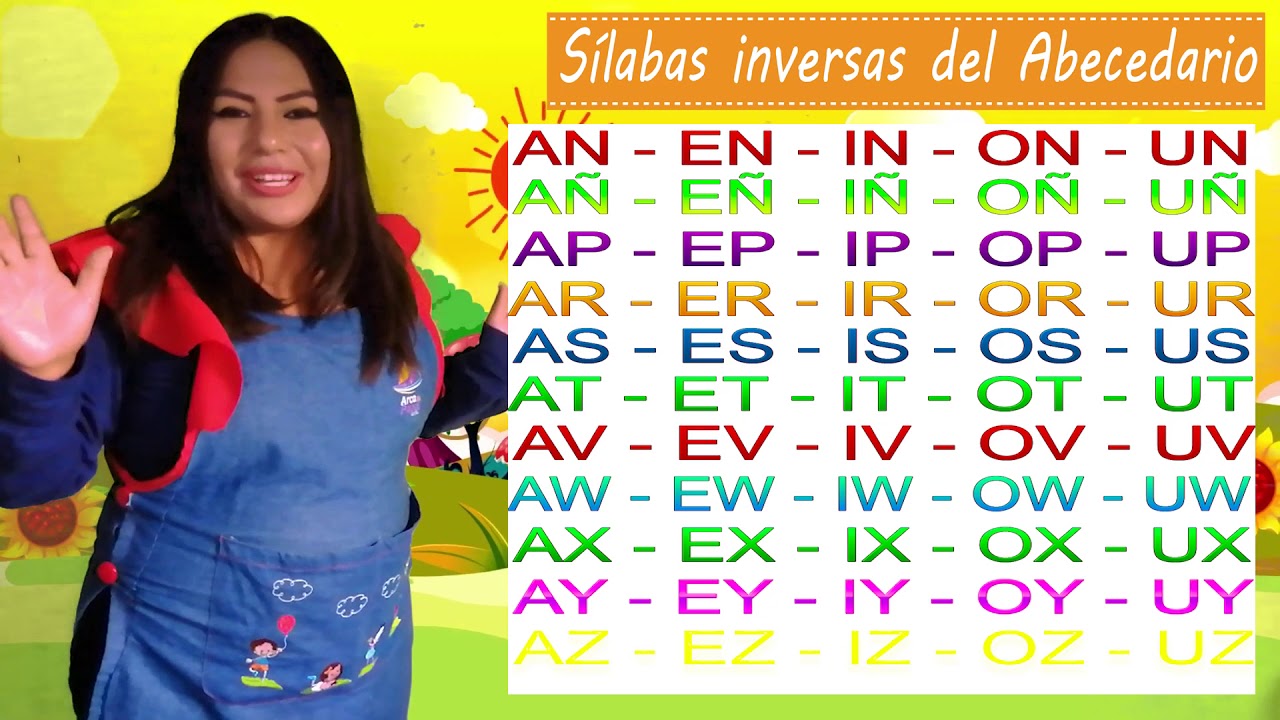 Las Sílabas inversas del abecedario 5 años 04/11/20