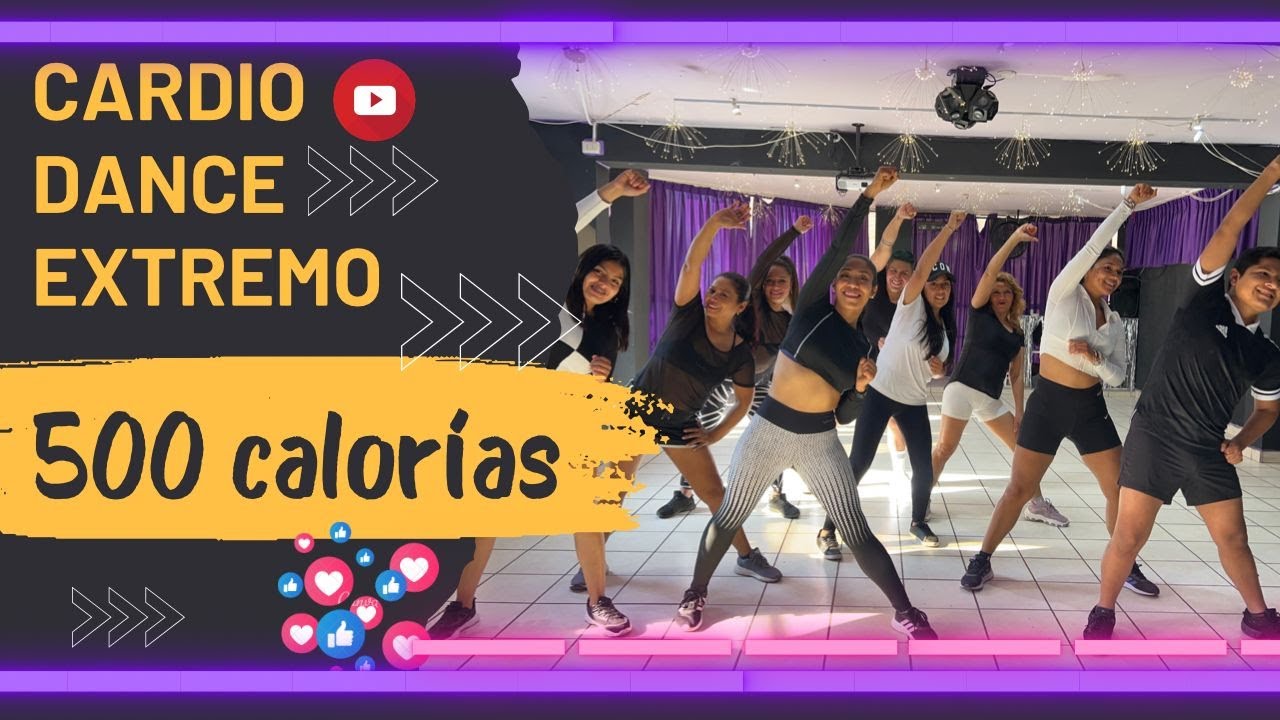 QUEMA 500 CALORIAS / CARDIO DANCE EXTREMO/ NON-STOP ZUMBA CLASS