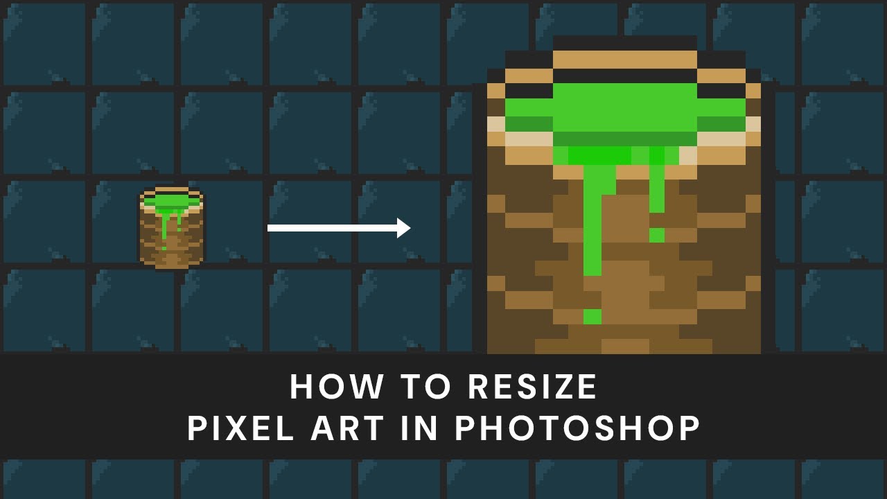 Resizing Pixel Art in Photoshop