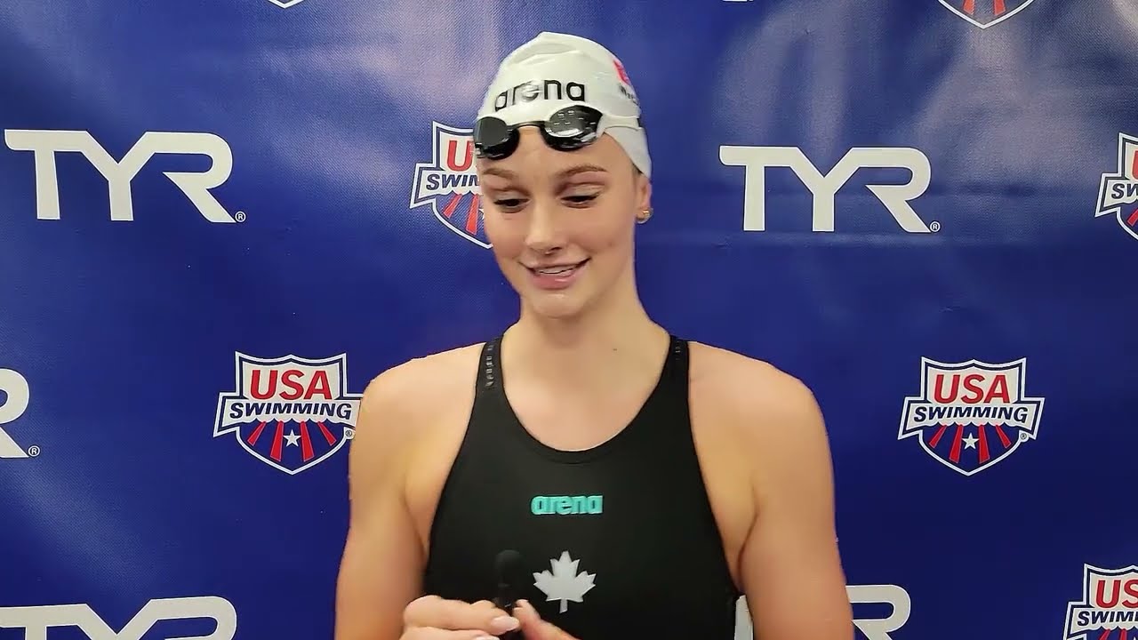 Summer McIntosh on Chasing World Records: 