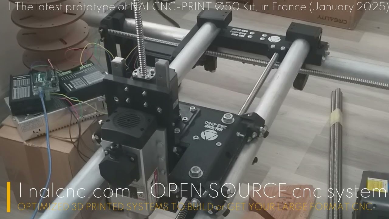Open-source CNC machines |  NEW! PROFESSIONAL 3D PRINTED CNC