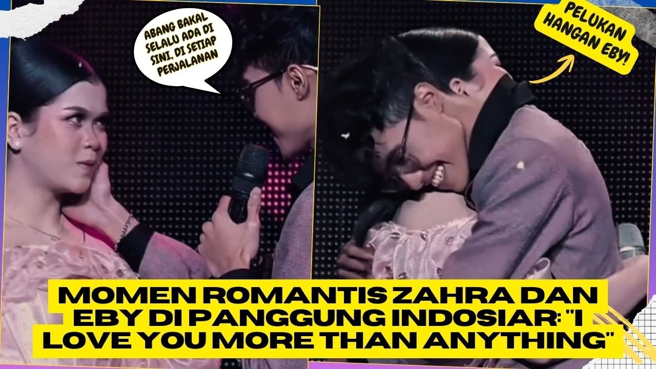 Momen Romantis Zahra dan Eby di Panggung Indosiar: 