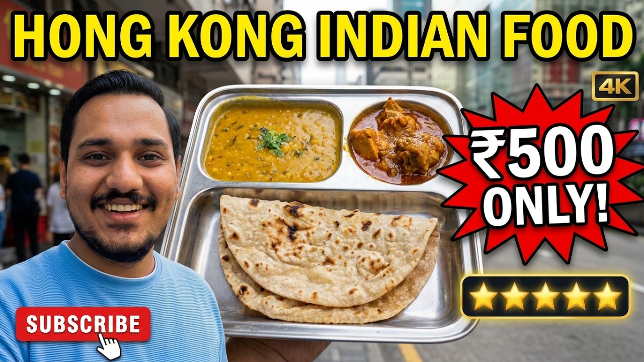 ₹500 Challenge: Hong Kong's Hidden Gem Foods (Beyond Indian)