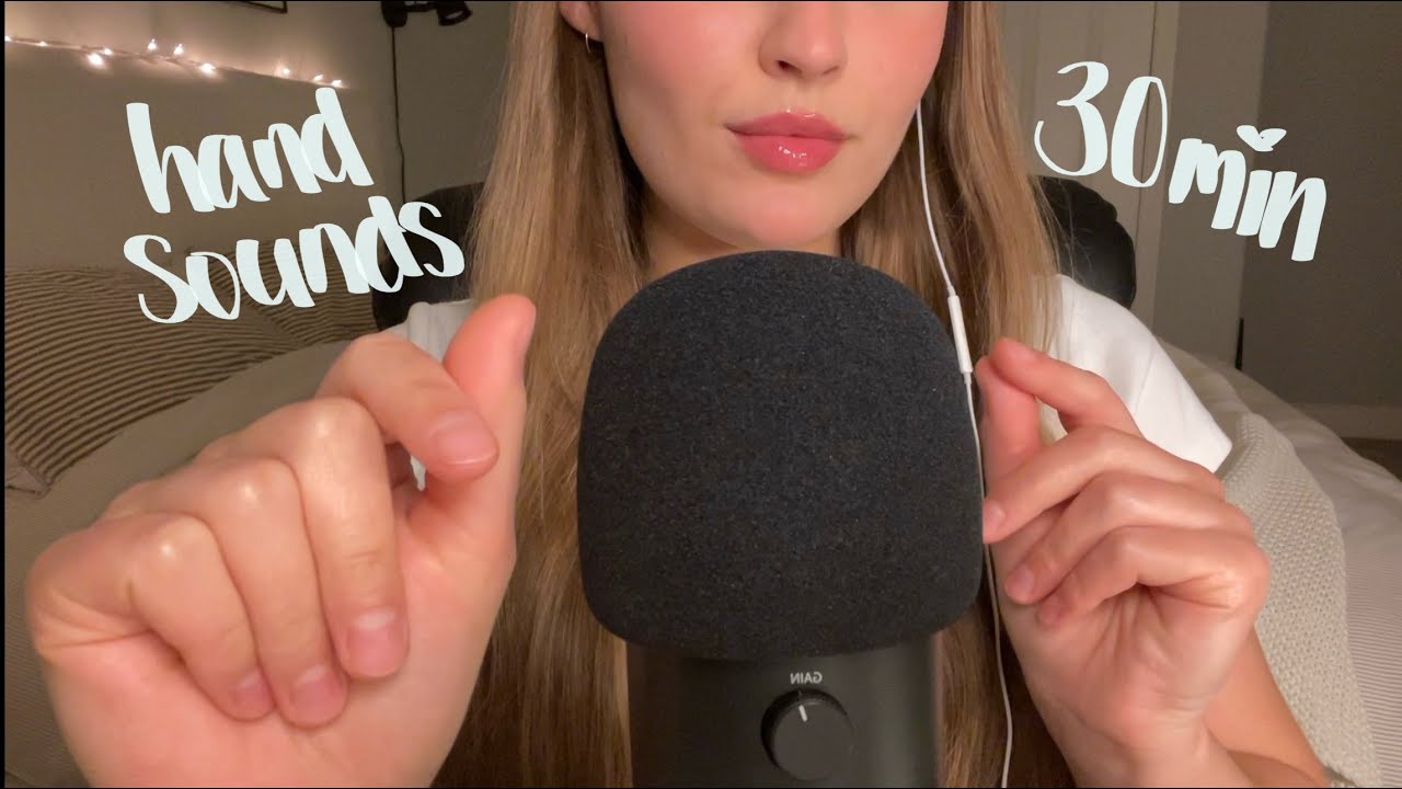 ASMR | 30 Minutes of EVERY HAND SOUND (Finger Flutters, Snapping, Scratching + More)