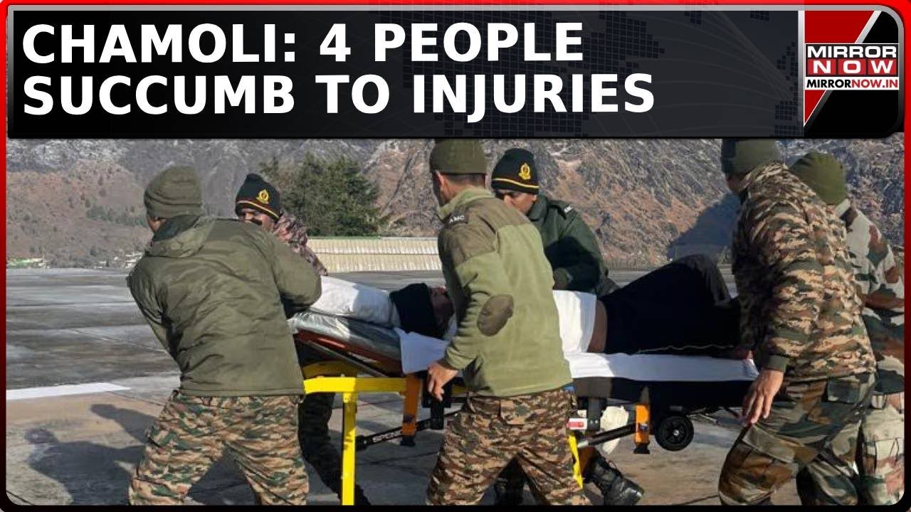 Four People Dead In Avalanche In Uttarakhand's Chamoli District | CM Dhami Conducts Aerial Survey