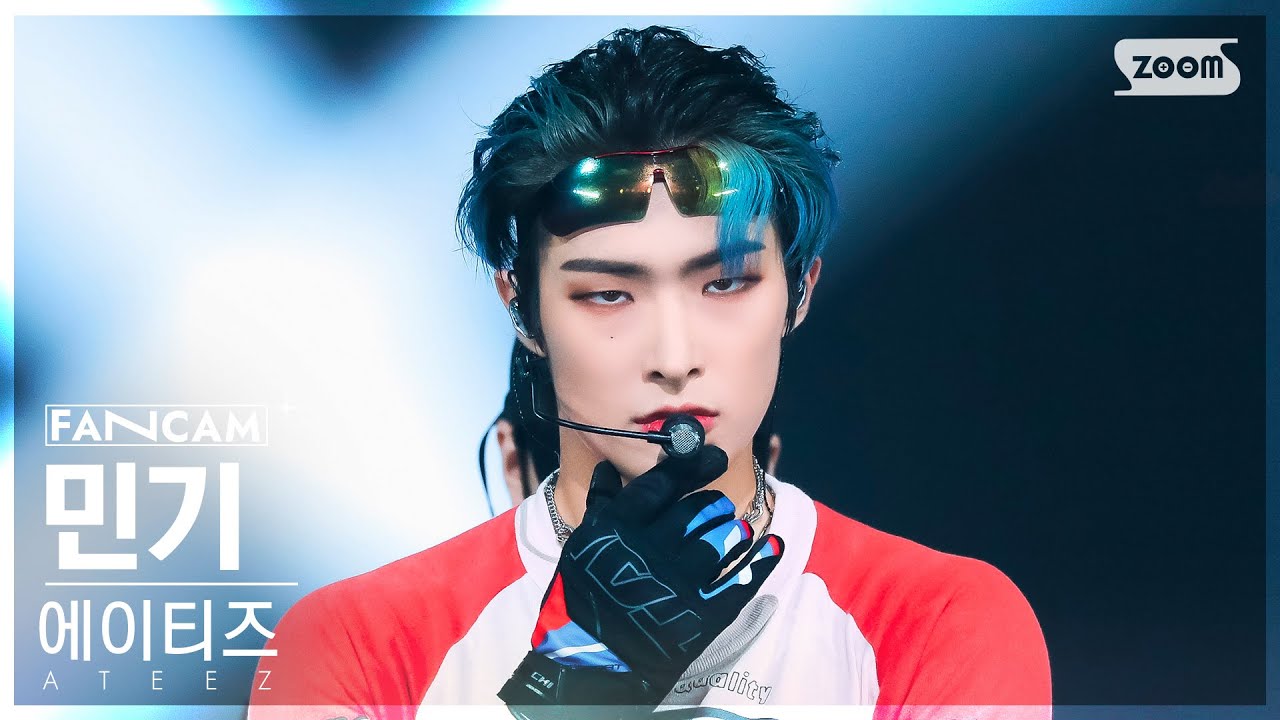 [안방1열 직캠4K] 에이티즈 민기  'Guerrilla' (ATEEZ MINGI FanCam) @SBS Inkigayo 220807