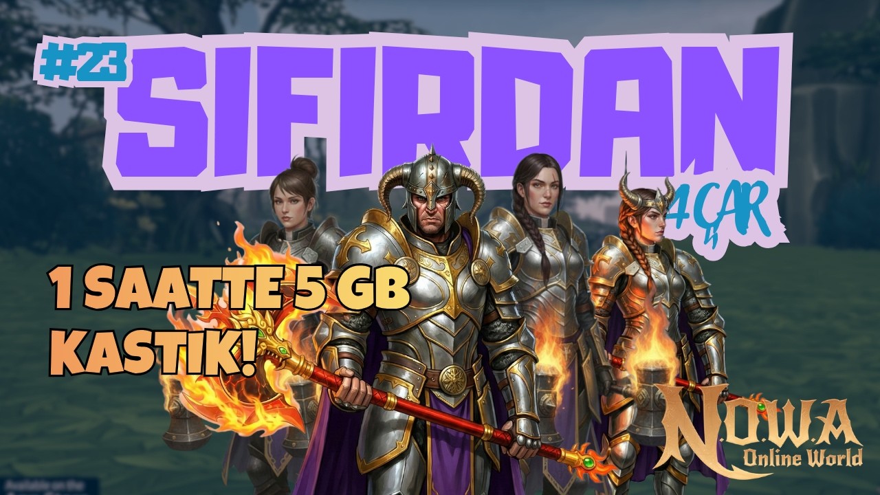 Grynnord’un Yolu: Sıfırdan Dört Çar #23 | Nowa Online World | 1 SAATTE 5 GB PARA
