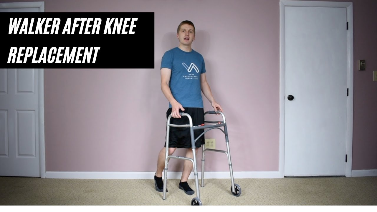 Using a Walker After Knee Replacement