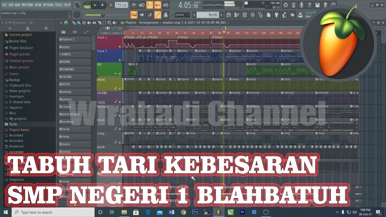 Tabuh Tari Kebesaran SMPN 1 Blahbatuh FL Studio 20