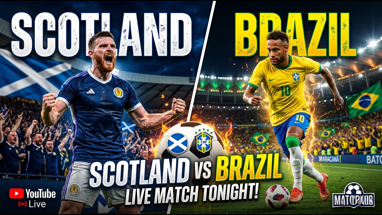 🔴Brazil VS Scotland 😱 | FIFA World Cup 2026 | PES 21 Simulation