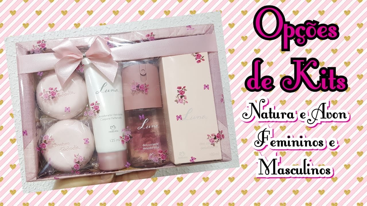 Algumas Opções de Kits Femininos e Masculinos que montei 😁❤ Natura e Avon