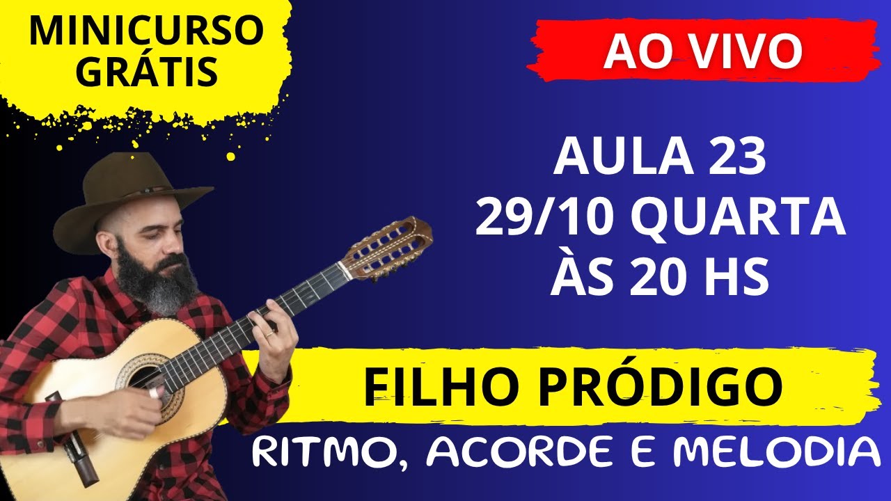 🎸 AULA #23 – Como tocar FILHO PRÓDIGO na Viola Caipira (Para Iniciantes!)