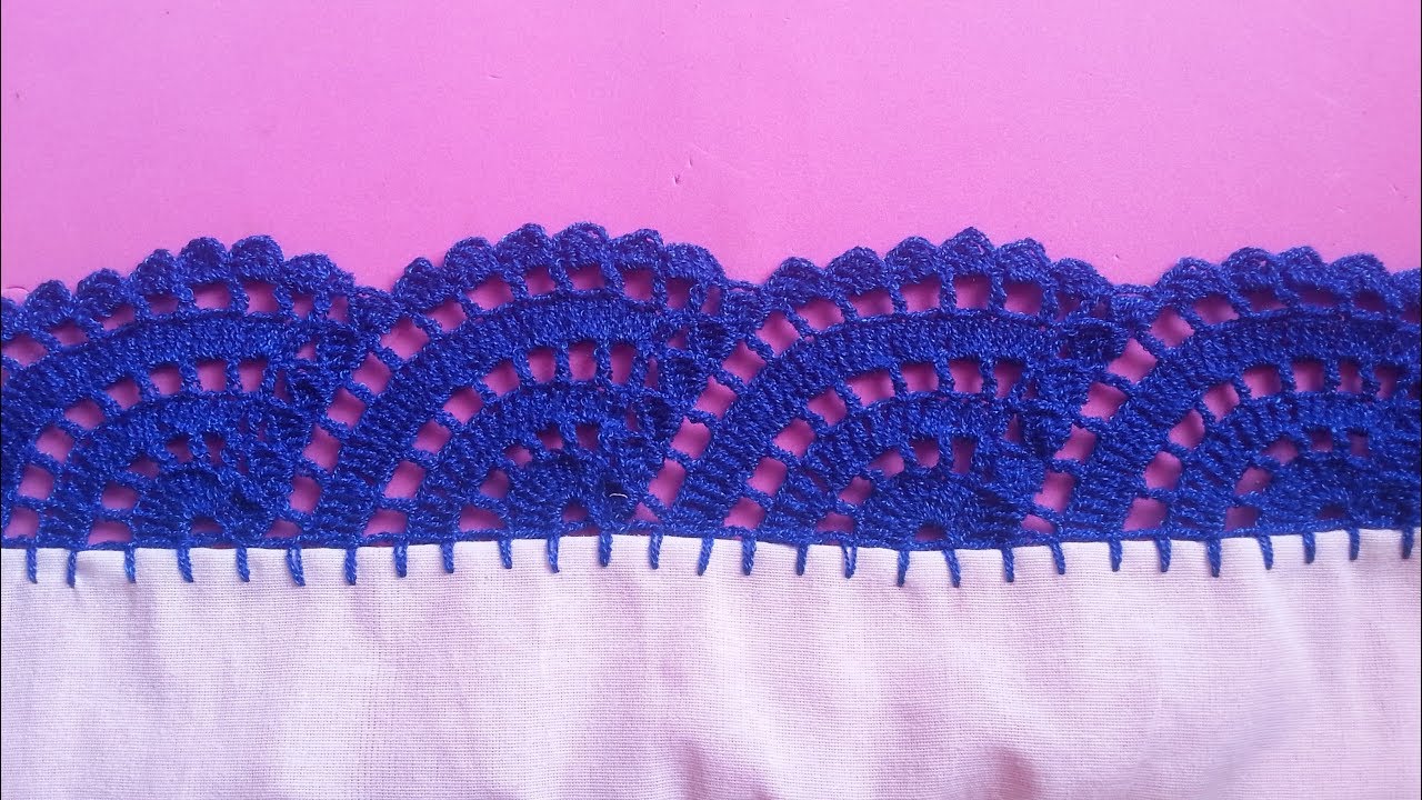 Orilla tejida  #29 ( una sola vuelta )