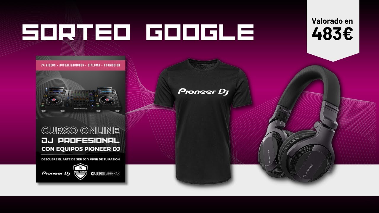 🤩 Valora nuestras tiendas en Google y participa en el sorteo de un Pack DJ valorado en 483&euro;❗️