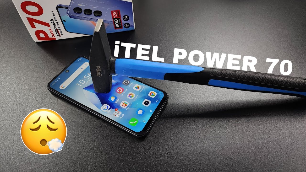 iTel Power 70 Screen Scratch Test & Durability Test 🔨🛠️