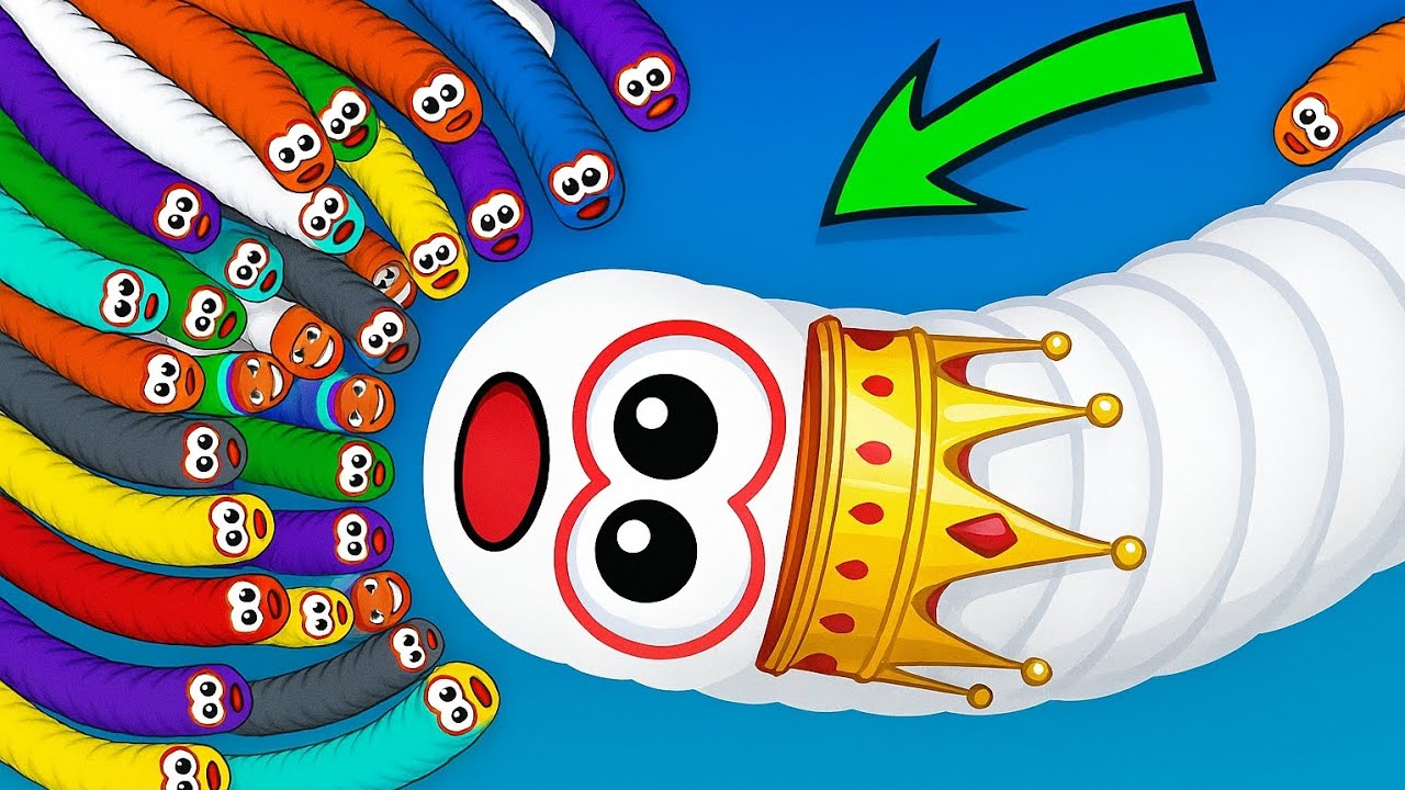 Worms Zone 10M + Score Best Kill Ever World Record Top 01 Pro Never Stop Runnning Play#wormszone