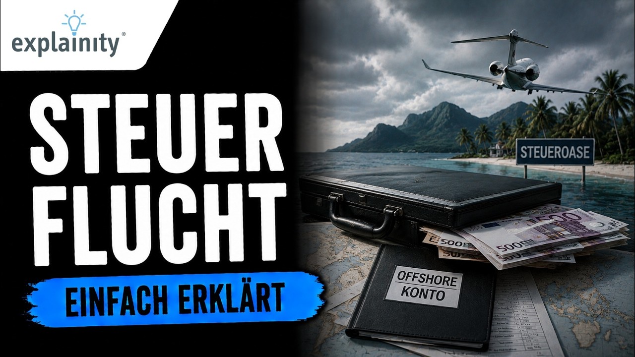 Steuerflucht einfach erklärt (explainity® Erklärvideo)