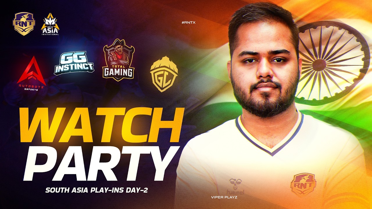 FFMAI Watchparty with RNTX.Viper24! | South Asia Play-Ins Day 2 | #ViperIsLive