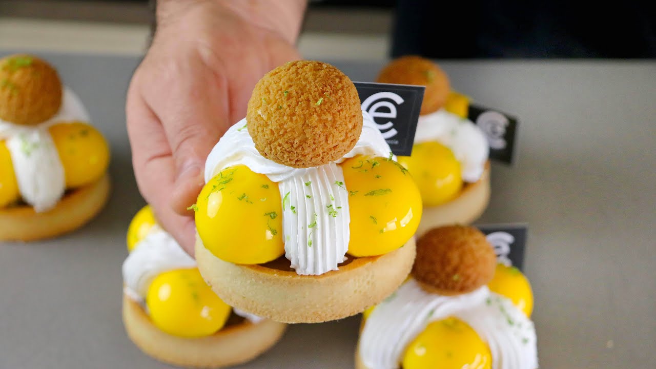 Tarta Moderna de Limón y Merengue Suizo / Modern Lemon Tart and Swiss Meringue