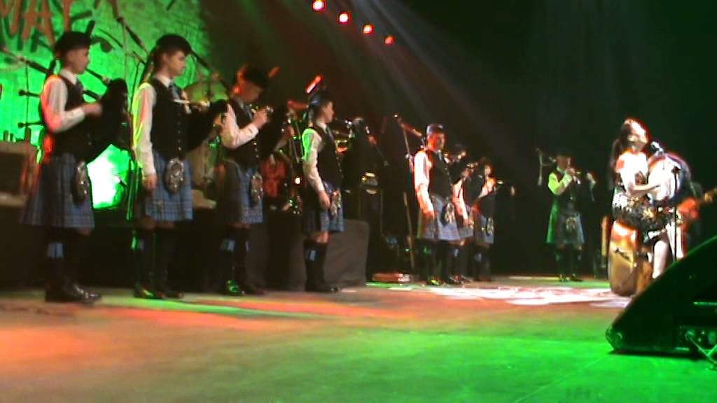 Clew Bay Pipe Band with Imelda May at The Marquee, Cork.