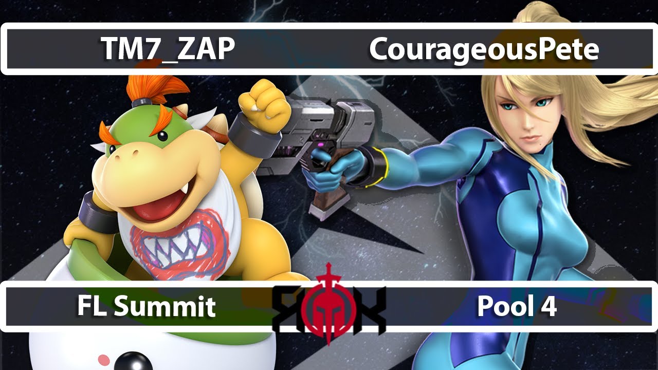 TM7_ZAP (Bowser Jr) vs CourageousPete (ZSS) - Florida Ultimate Summit - Pool 4 SSBU
