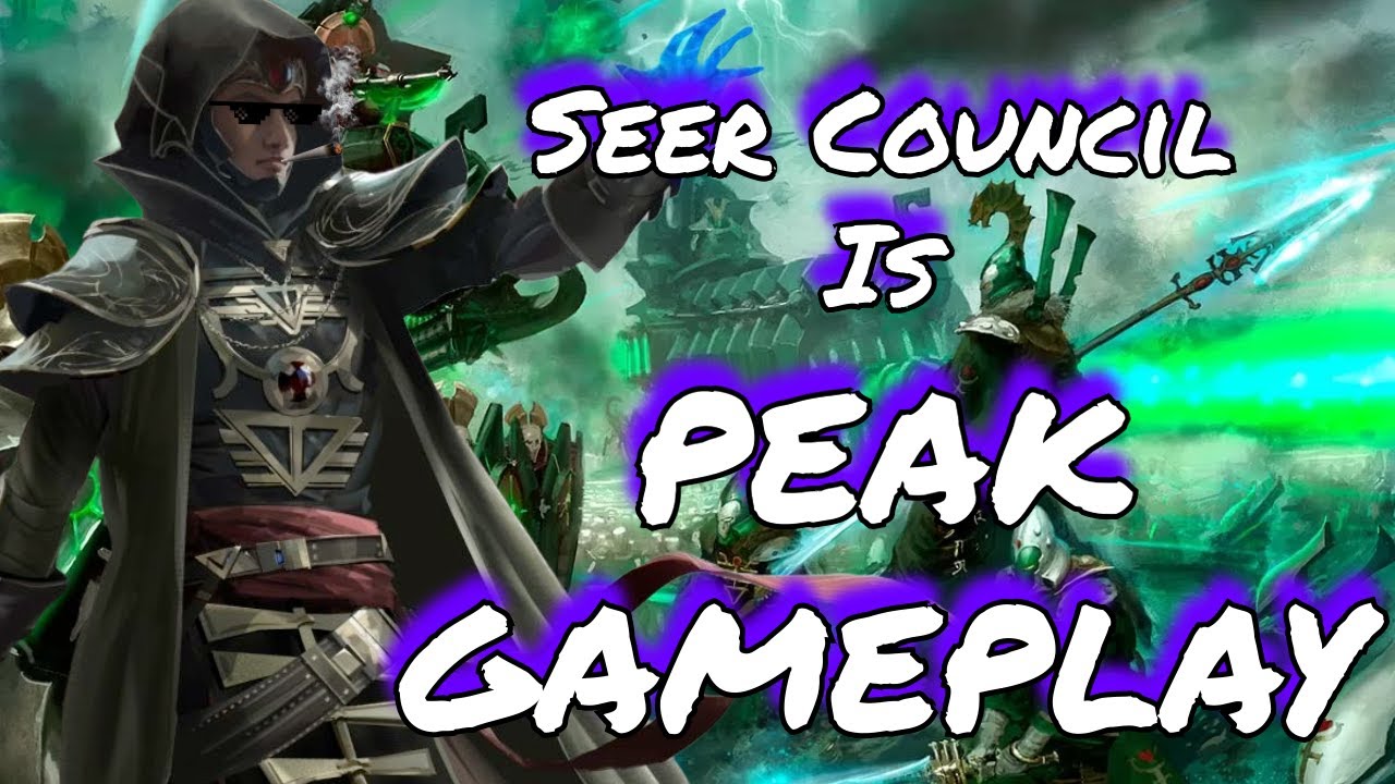 Aeldari Seer Council Is PEAK Gameplay!!-