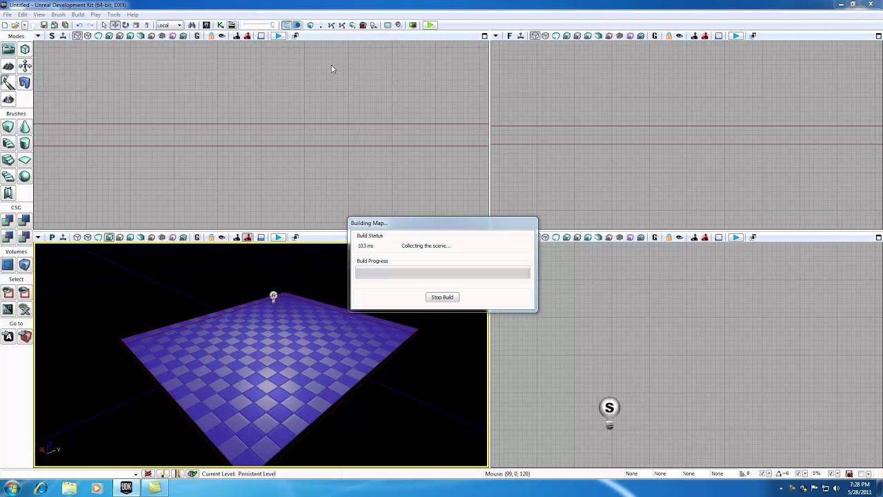 Unreal Development Kit UDK Tutorial - 10 - Building a Simple Floor