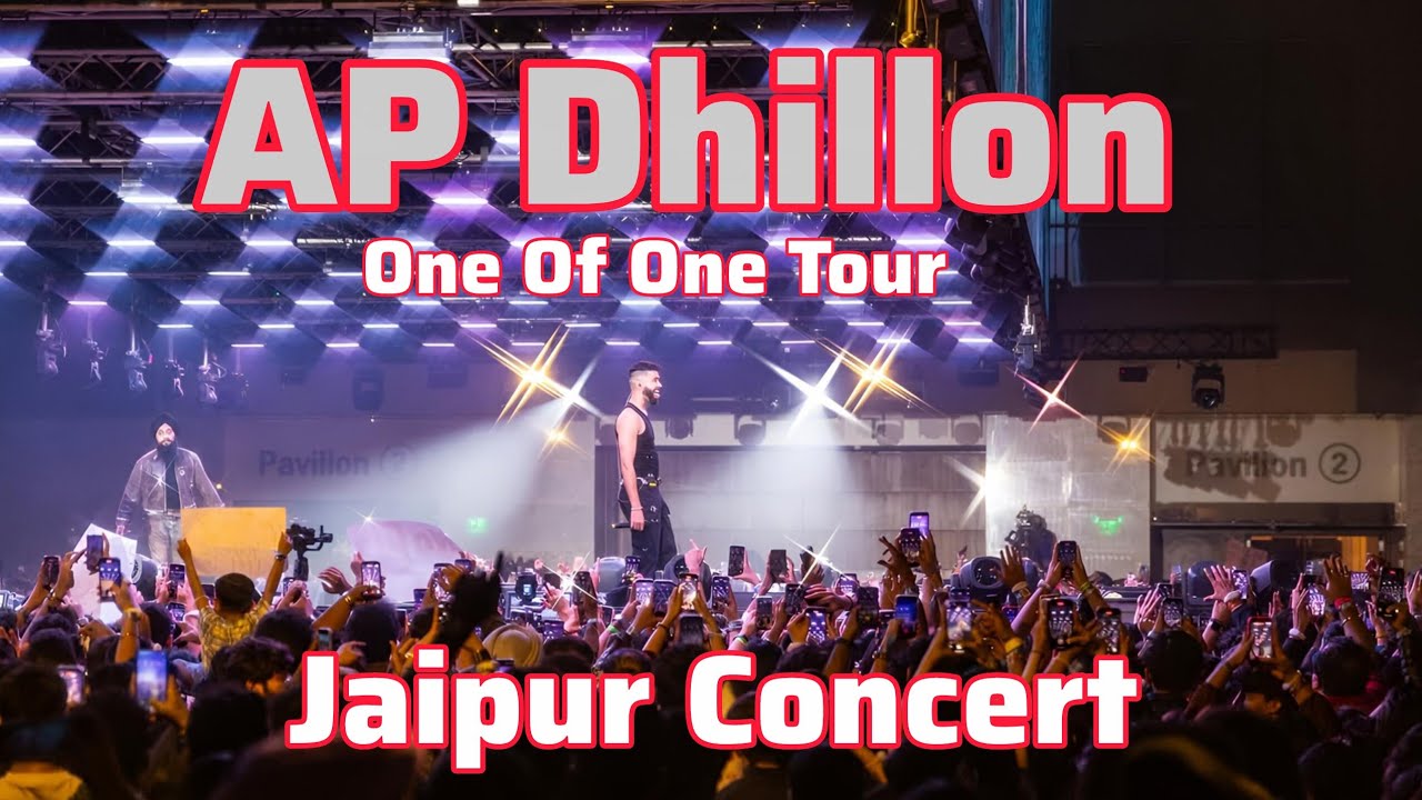 AP Dhillon Live in Jaipur 🔥 One of One Tour | Full Concert Experience 2025