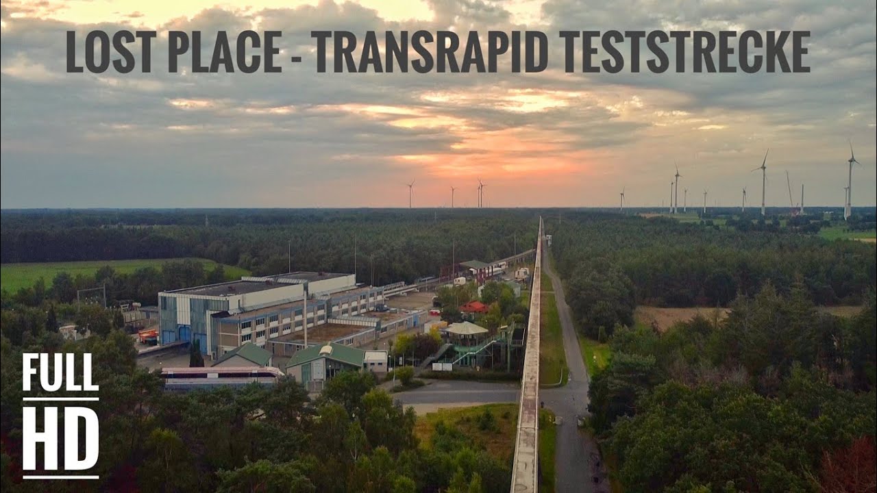 Transrapid Teststrecke 2020 (Emsland) - Lost Place - Flugaufnahmen mit Drohne - DJI Mavic Mini