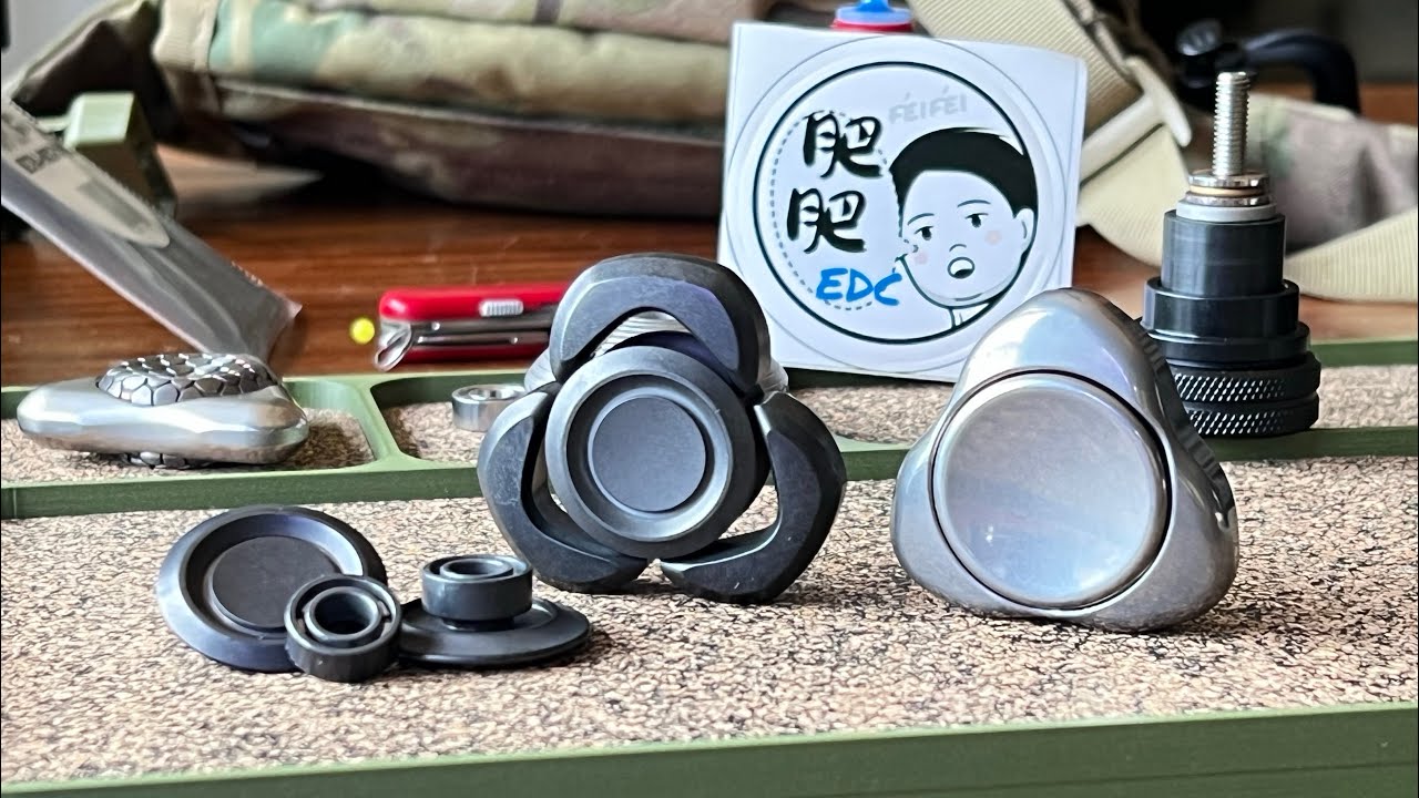 Tungsten Moonlight & SS Origin from FeiFei EDC | Unboxing, First Impressions, Bearing Swaps