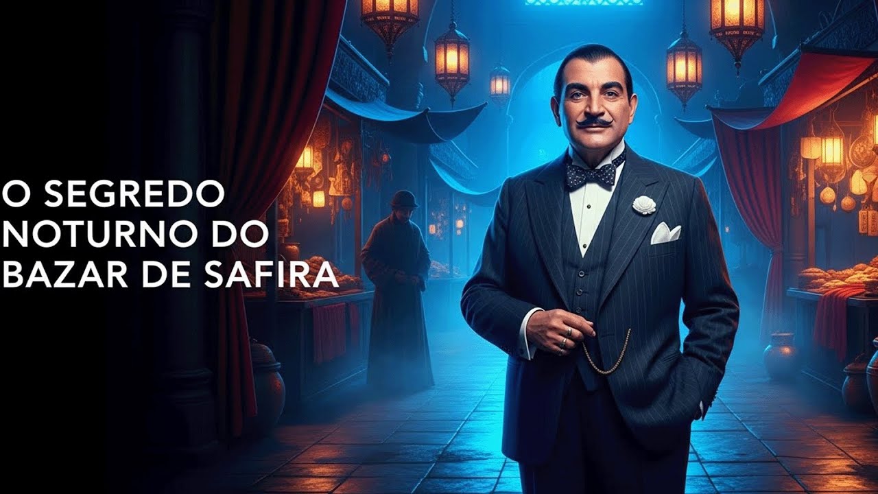 O Segredo Noturno do Bazar de Safira | Um Mistério de Hercule Poirot**