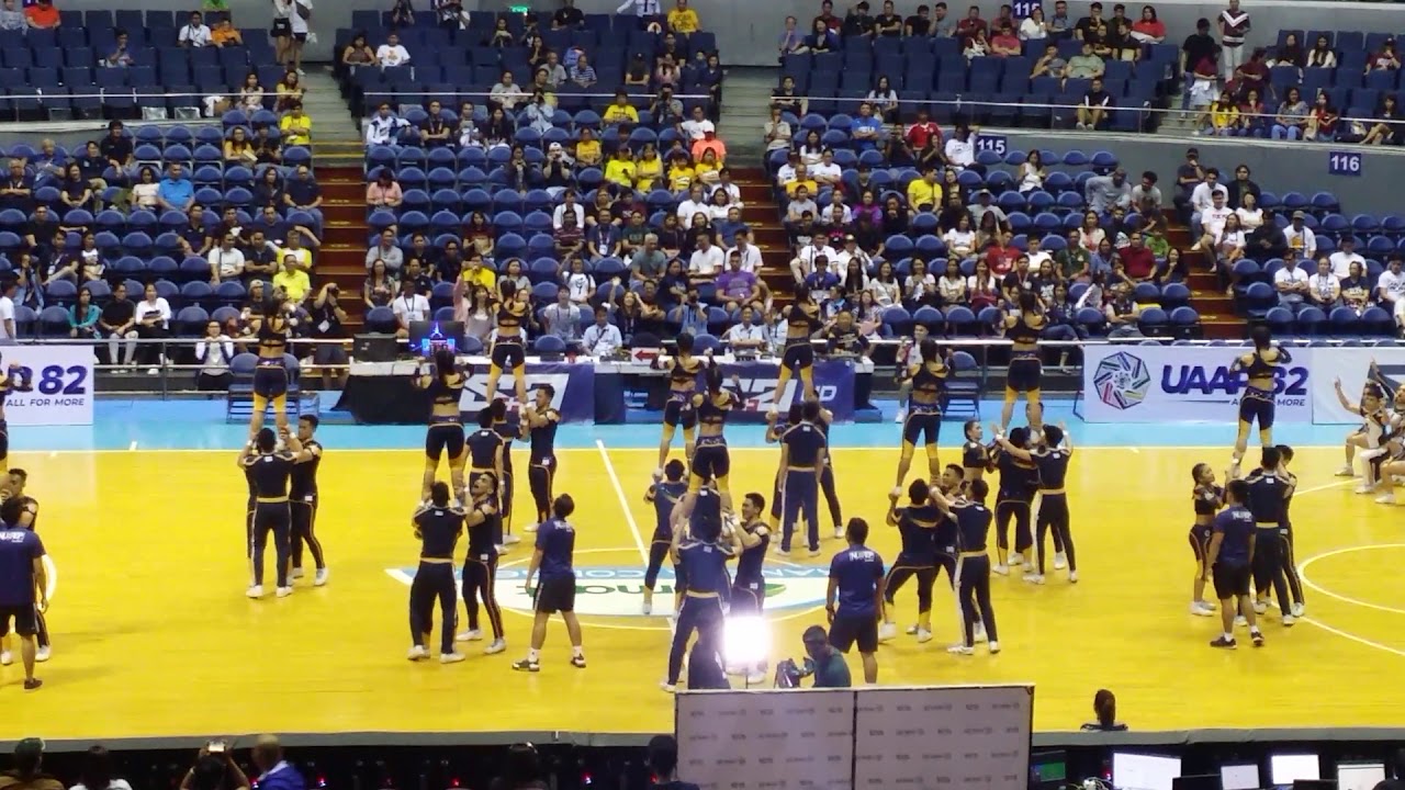 NU Pep Squad Halftime 09072019 Backview