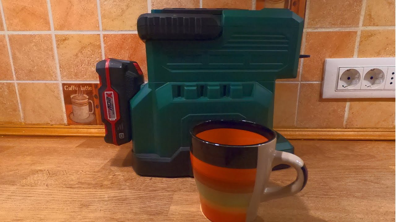 Aparat de cafea portabil fără fir Parkside PKMA 20 Li A1 Test 2 Ah
