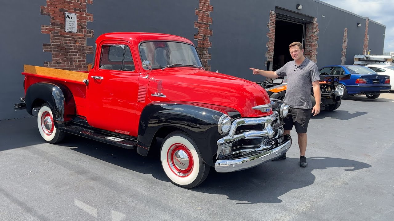 Check out this Classic Pickup Truck - 1954 CHEVY 3100 Review | MOTORVAULT