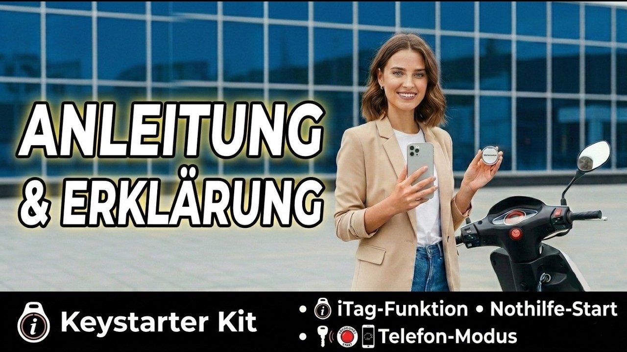 Keystarter Kit – Komplette Einrichtungsanleitung | iTag Modus, Notstart & Telefon Modus