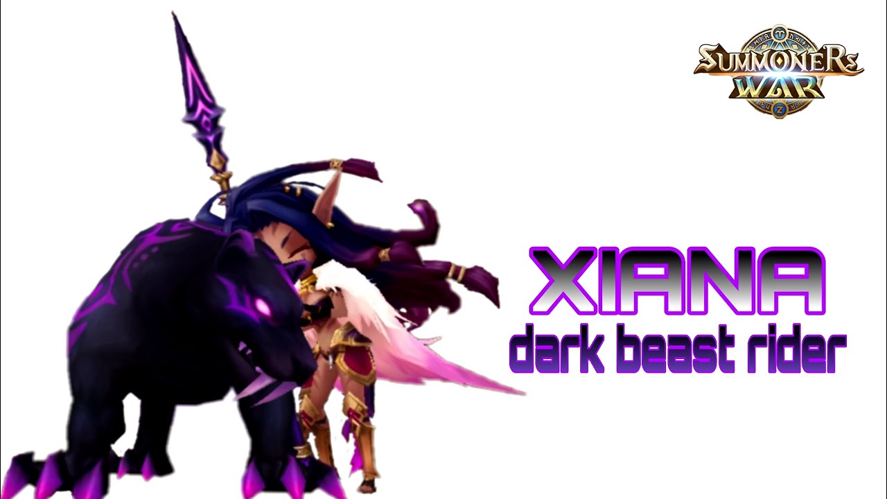 INSANE POWER XIANA,DARK BEAST RIDER-SUMMONERS WAR